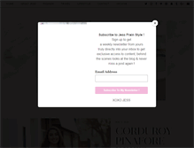 Tablet Screenshot of jessprainstyle.com